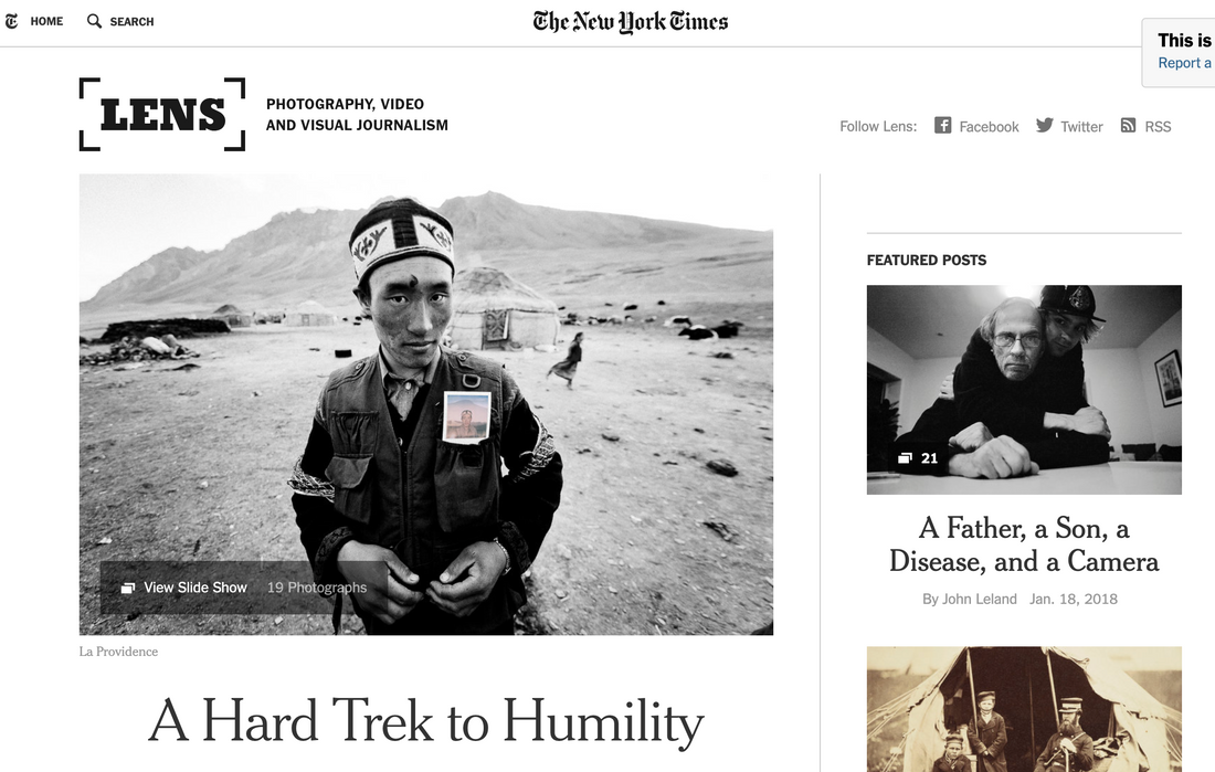New York Times - A Hard Trek to Humiliy